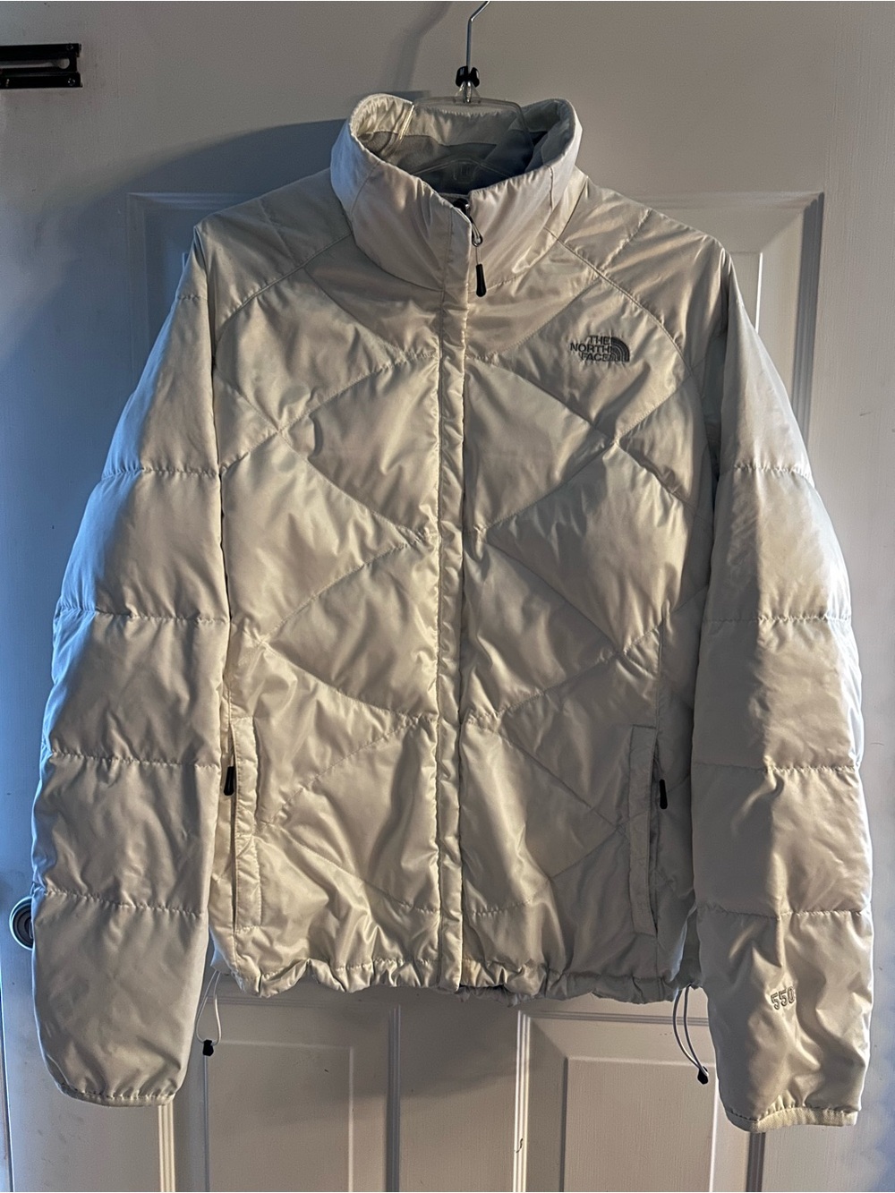 The North Face Women's White Puffer Down 550 Jacket